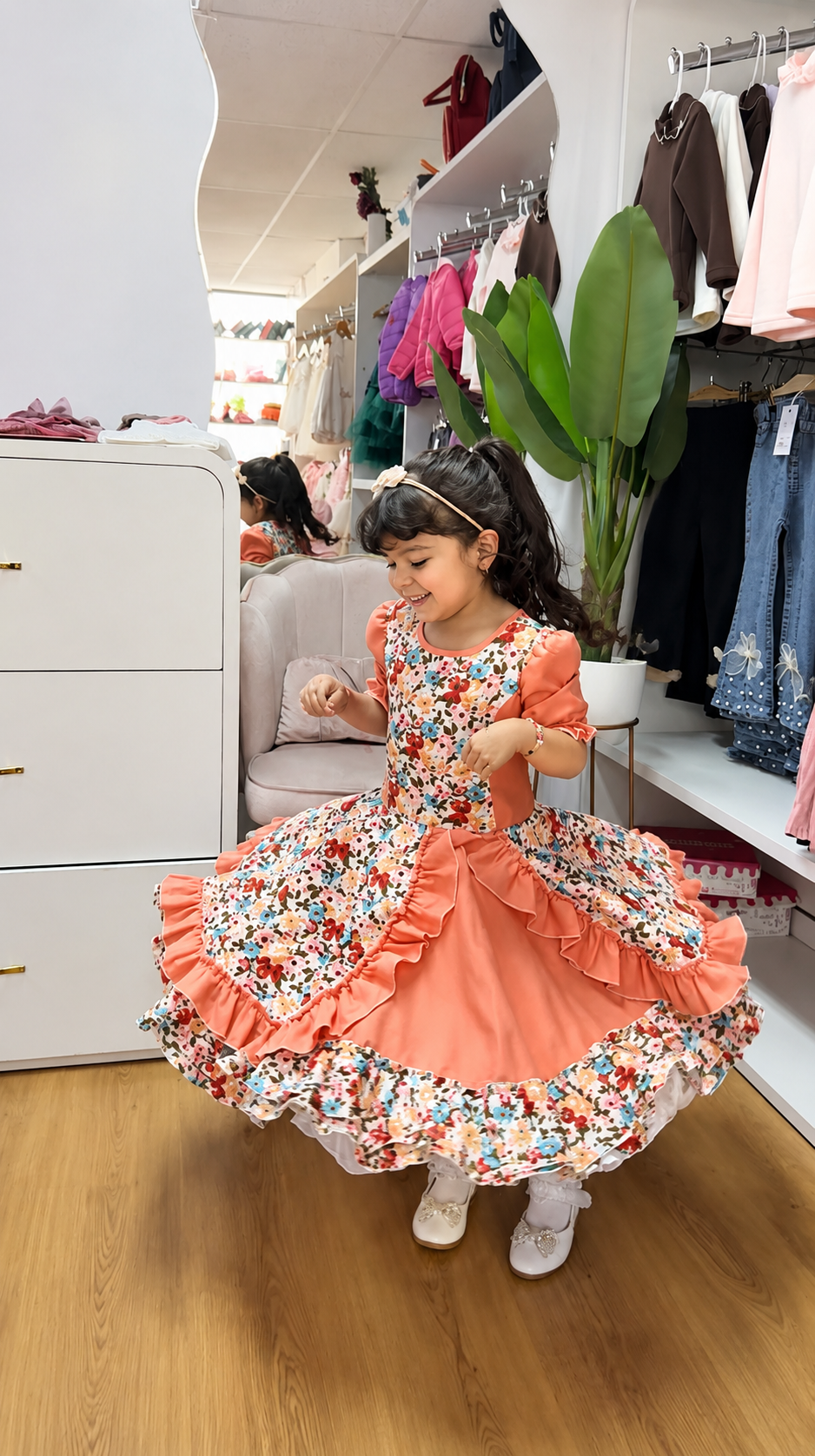 Vestido  Huasita con falso