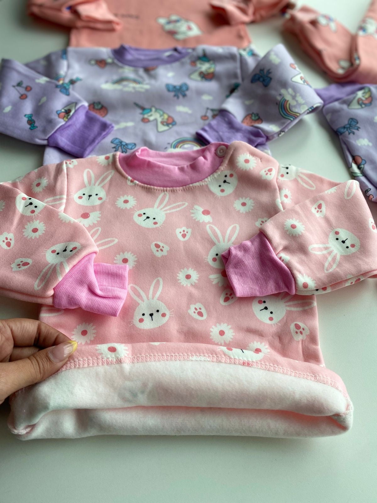 Pijamas niña térmicas micropolar 1 a 8 años