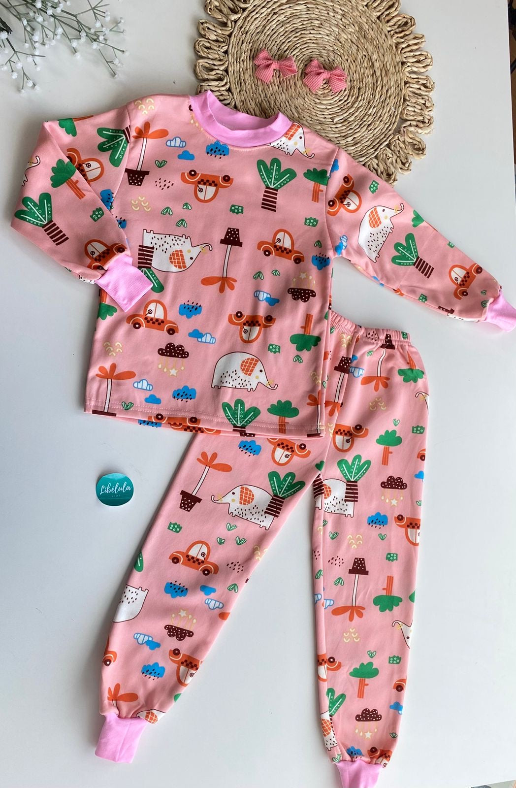 Pijamas niña térmicas micropolar 1 a 8 años