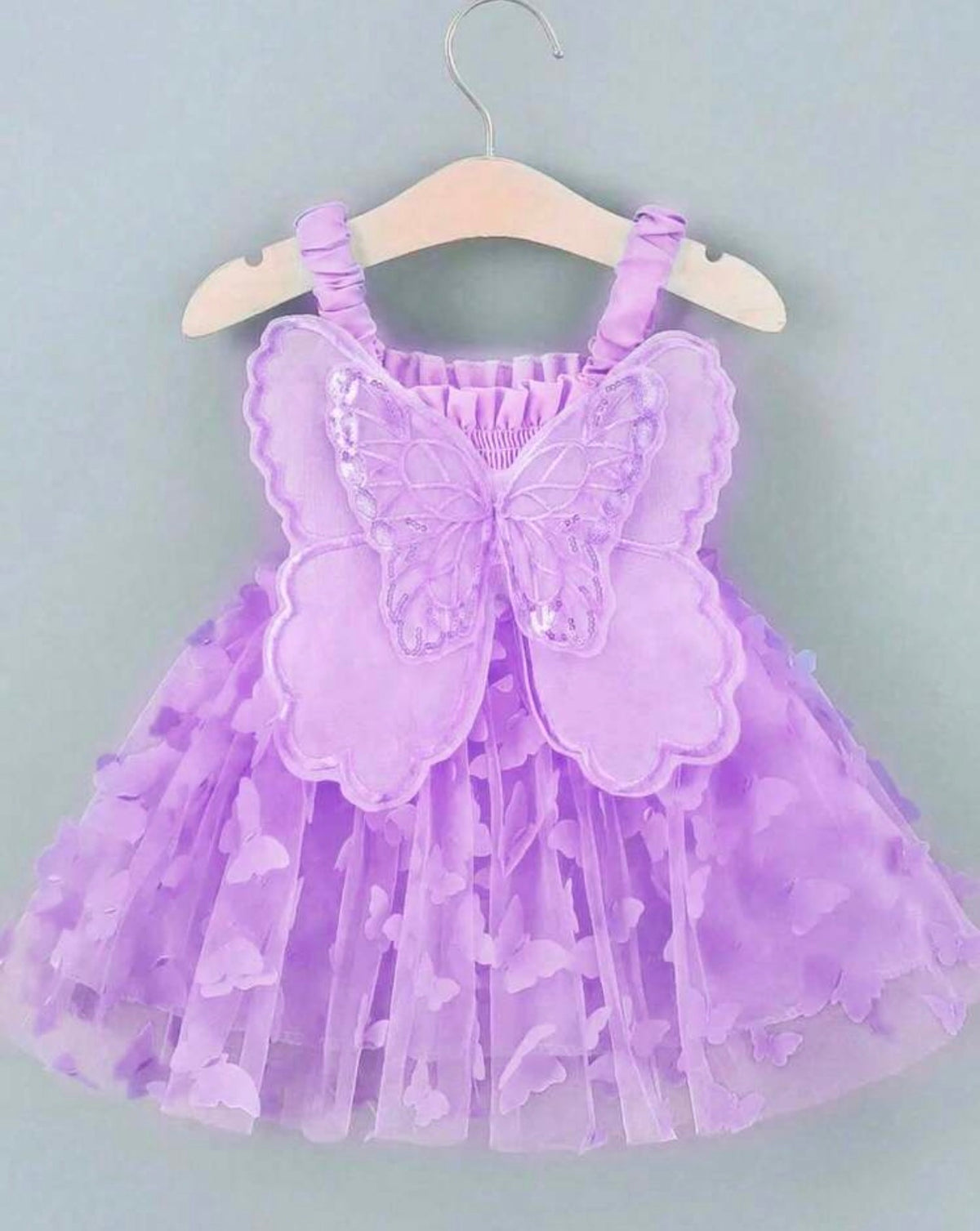 Vestido Infantil Mariposa Encantada