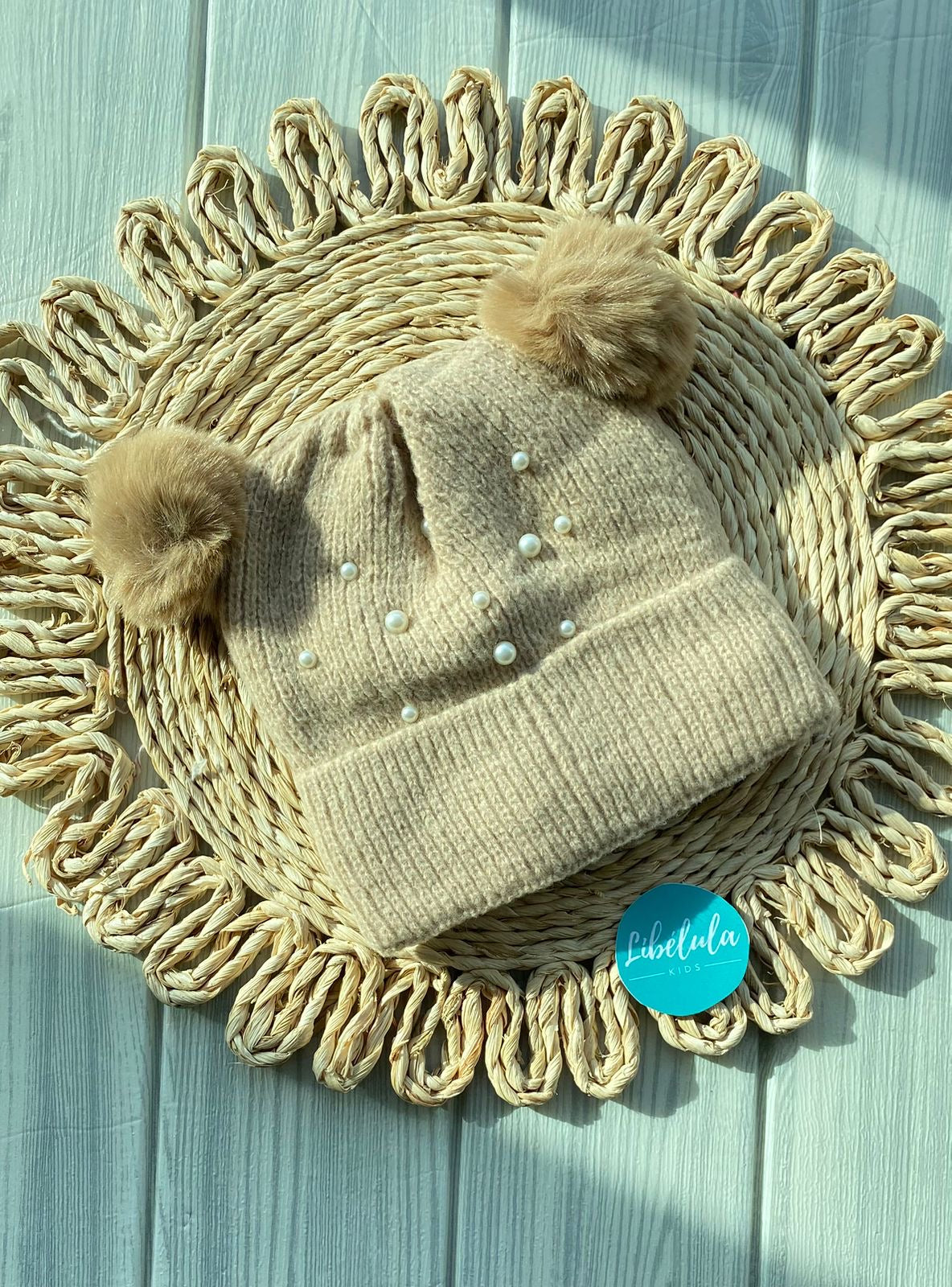 Gorritos térmicos perlas niña