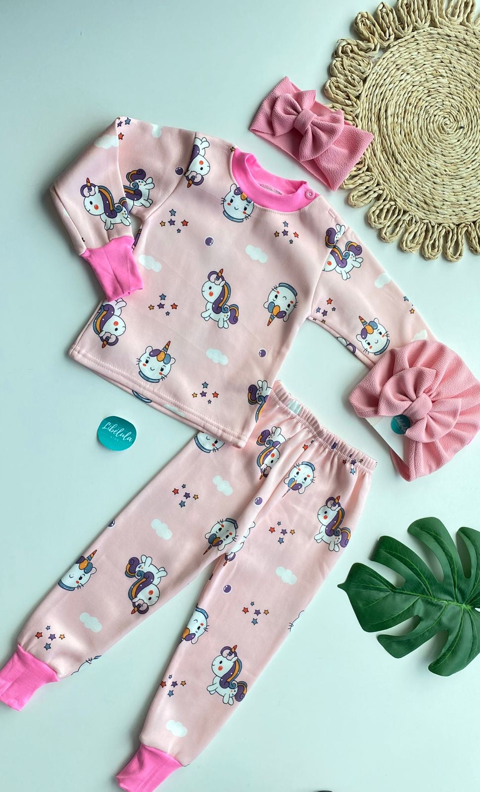 Pijamas niña térmicas micropolar 1 a 8 años