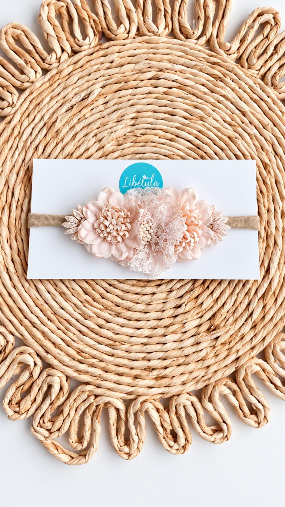 Diadema flores bebé