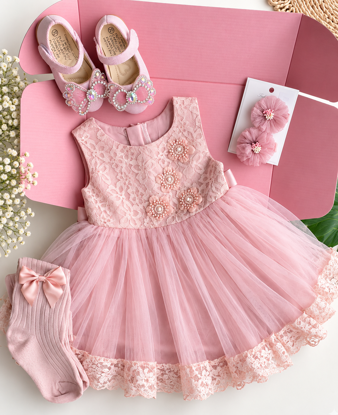 Vestido Sofía palo de rosa