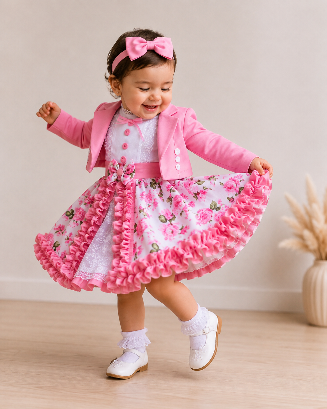 Vestido Huasita elegante con chaqueta