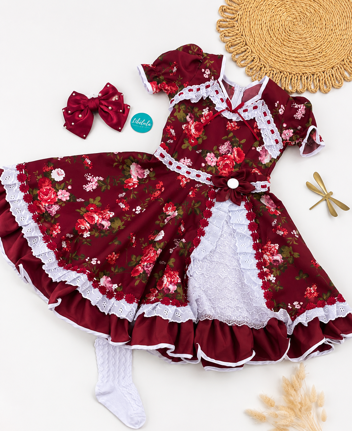 Vestido Huasita rojo