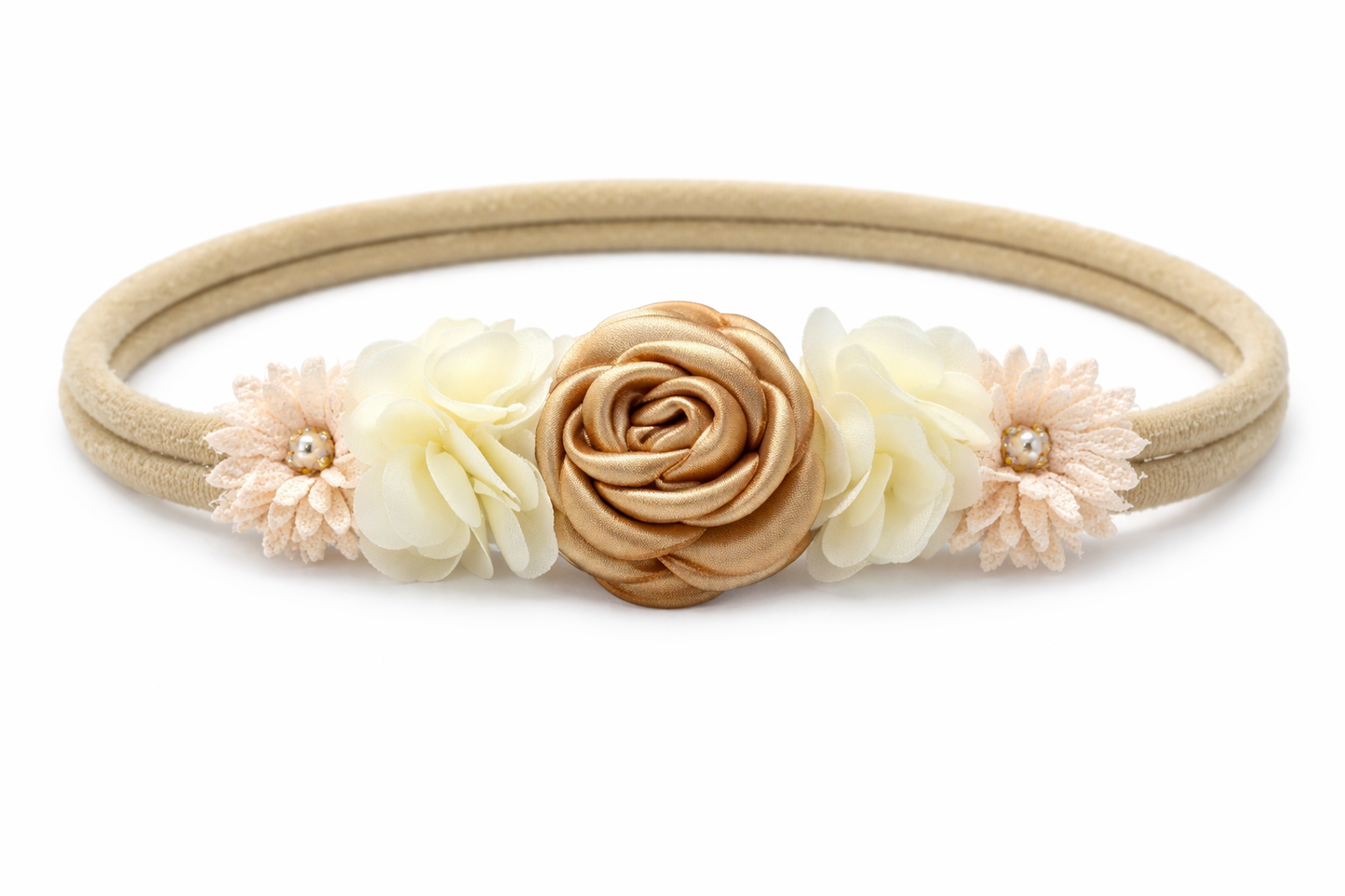 Diadema flores bebé
