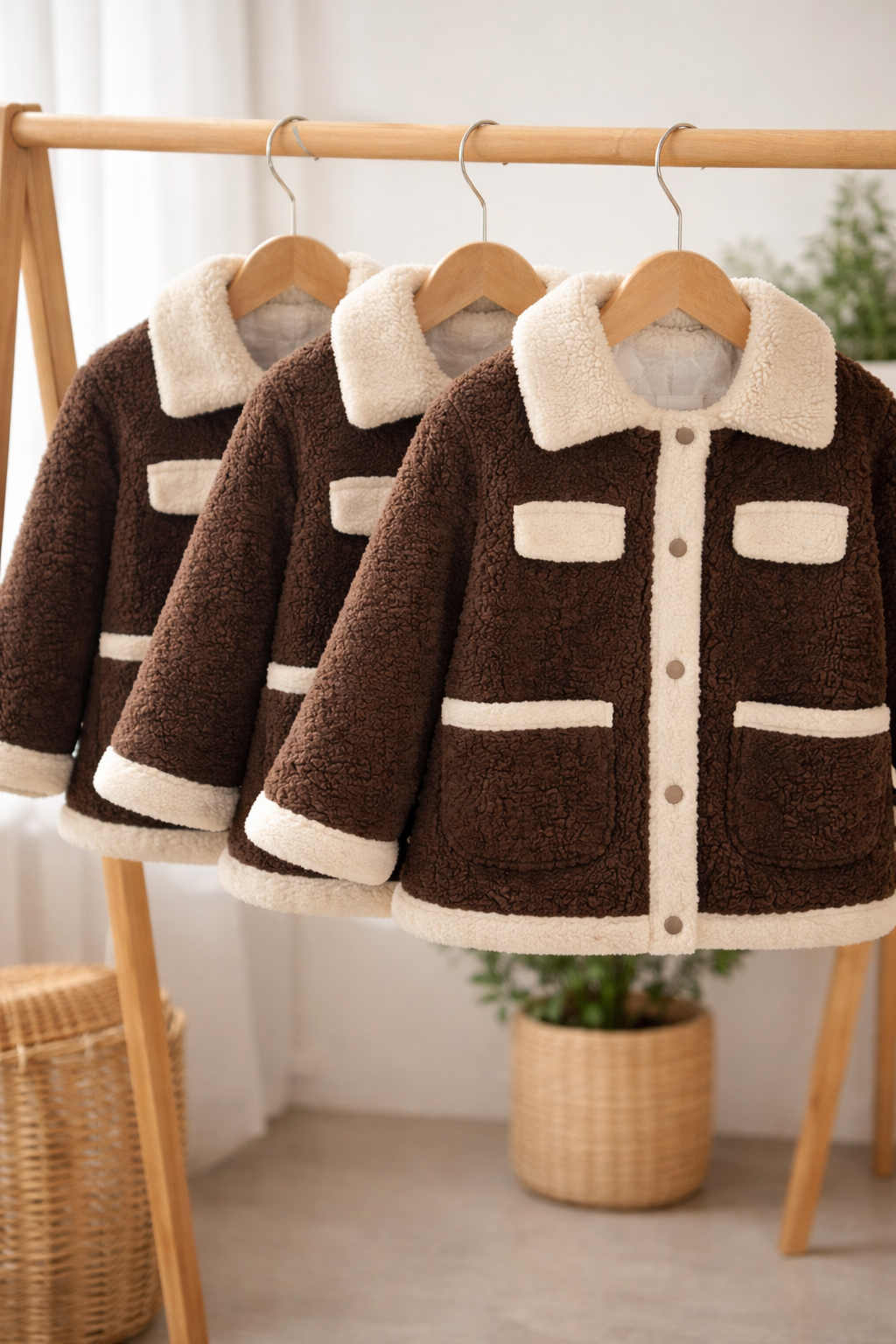 Chaqueta teddy aviadora mocka