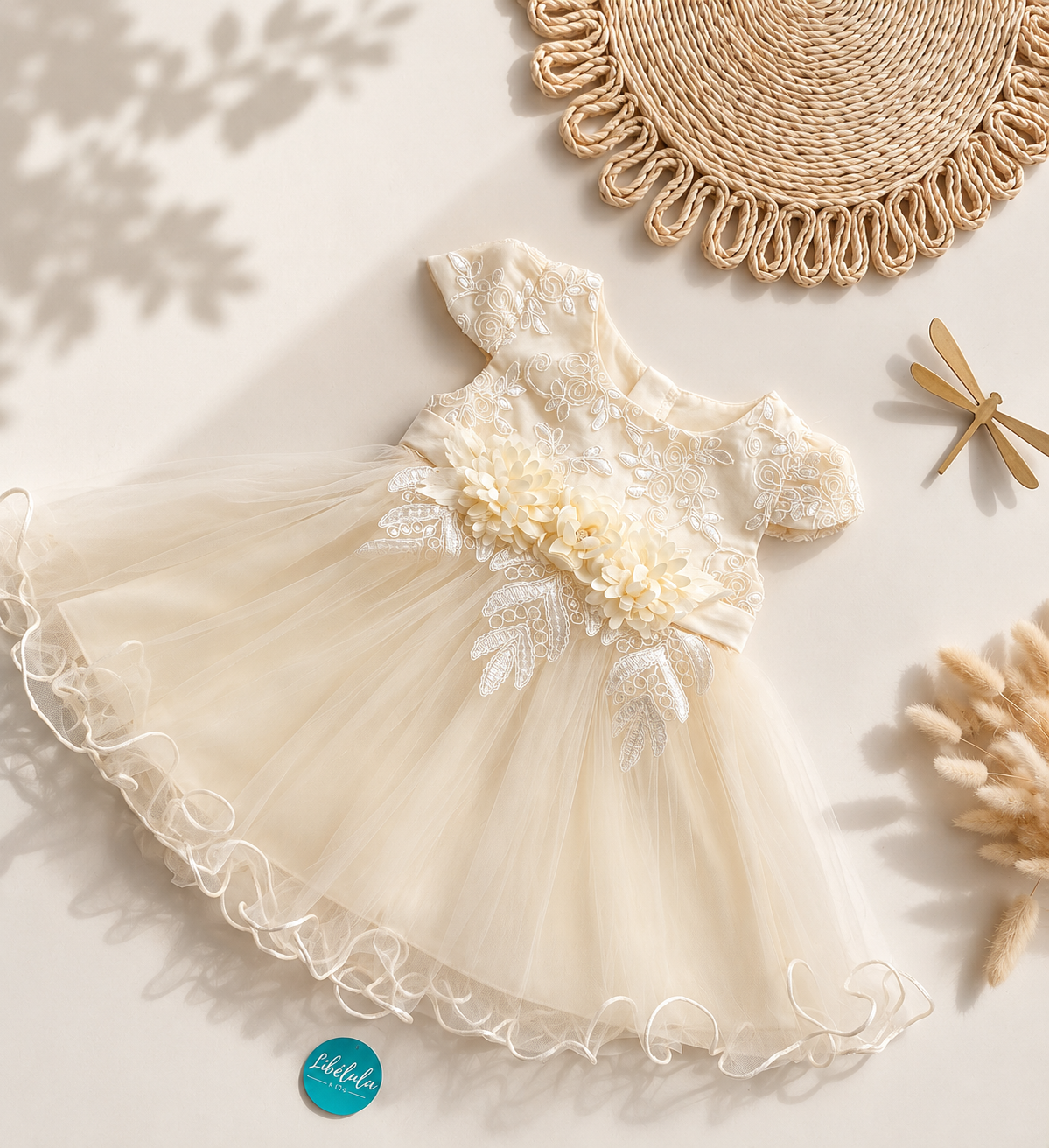 Vestido Annie crema