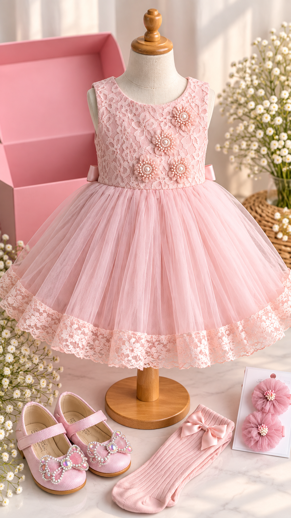 Vestido Sofía palo de rosa
