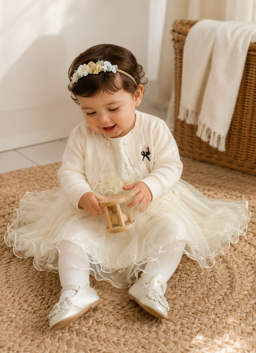 Vestido Annie crema
