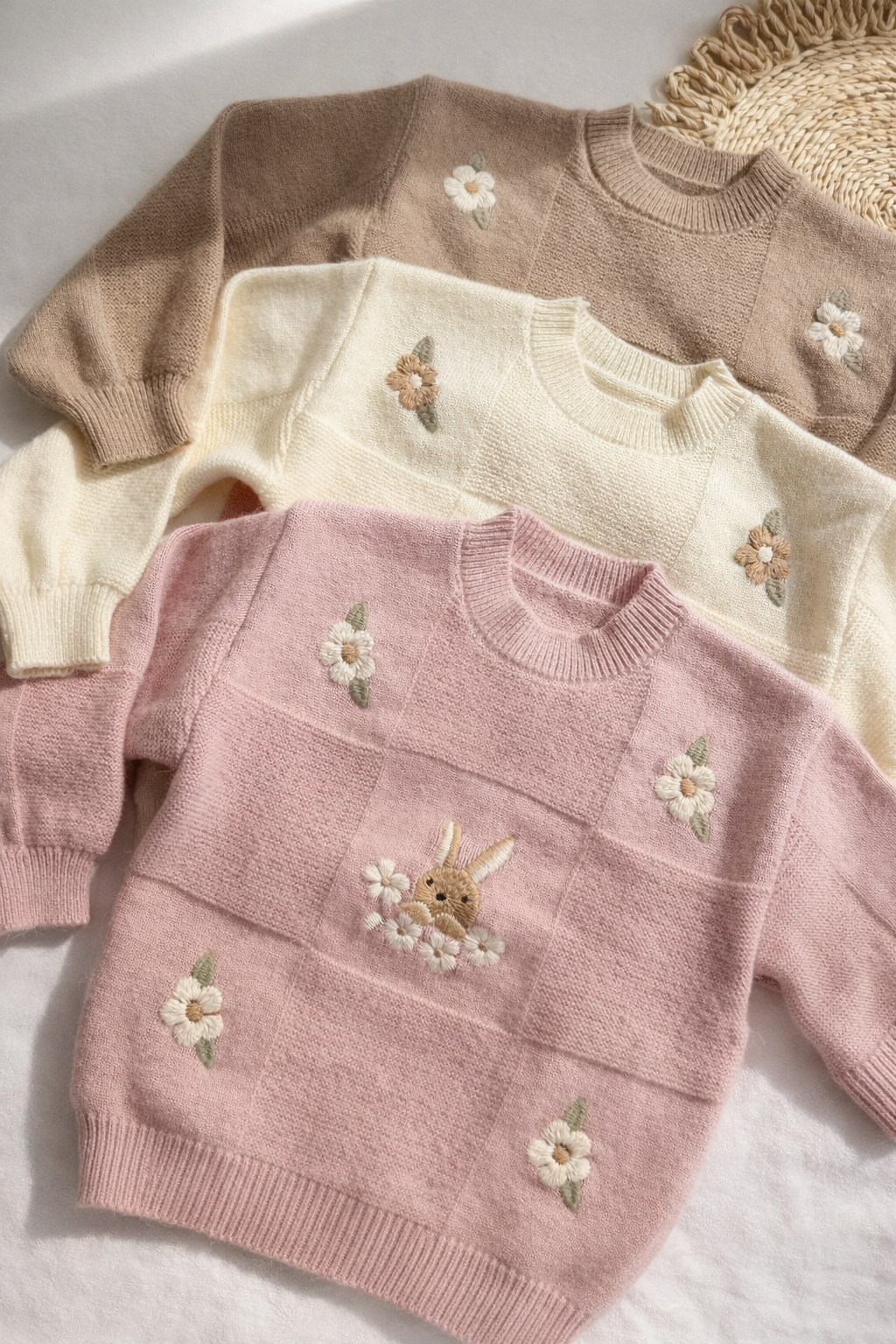 Chaleco tejido conejito hipoalergenico