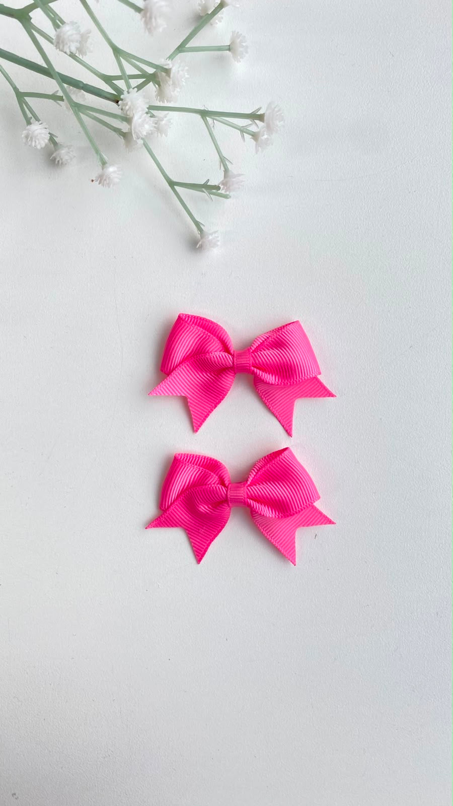Pinches lazo bebe pequeño  1 cm