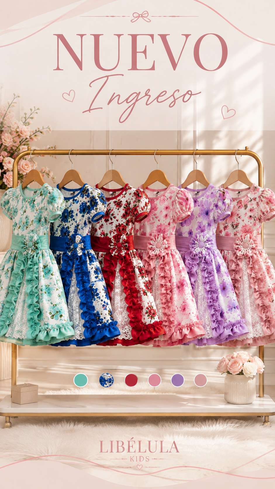 Vestido Huasita floral