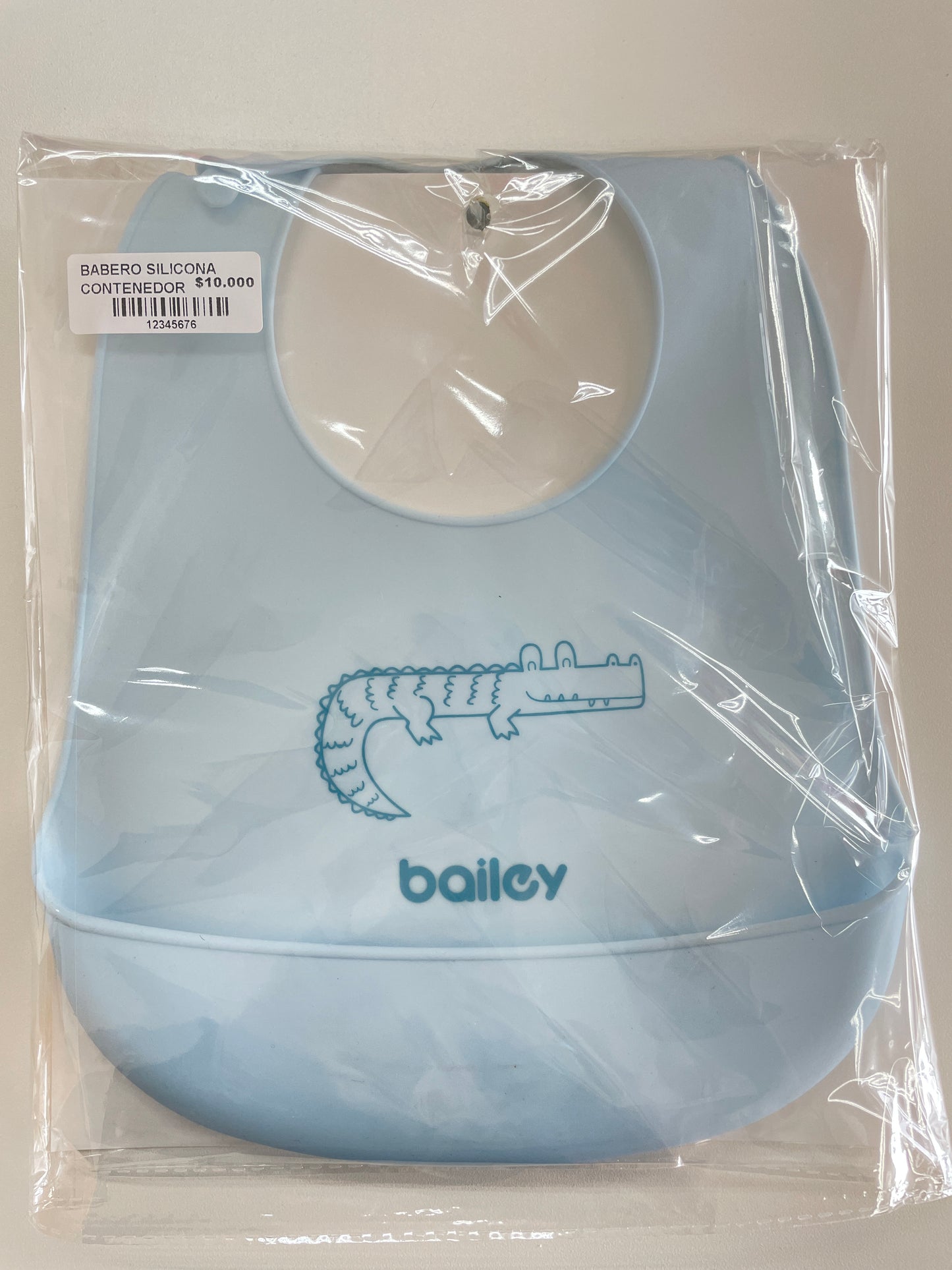 Babero silicona con Contenedor de Alimento