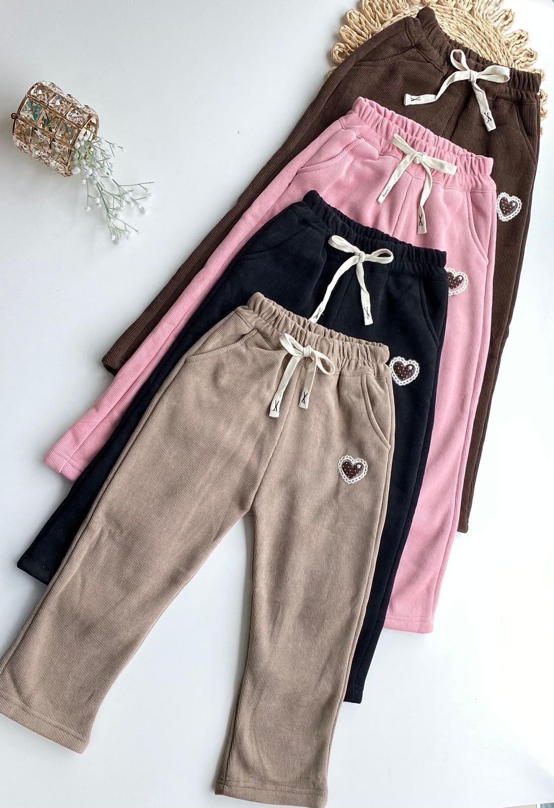 Pantalón térmico corazón (4 a 10 años )