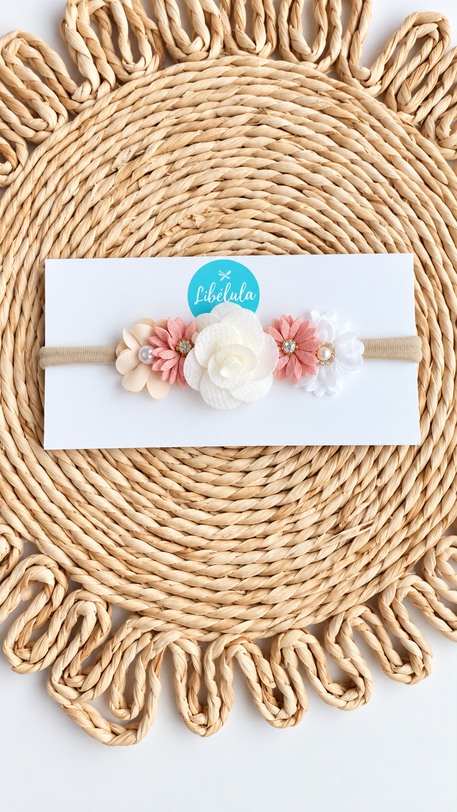 Diadema flores bebé