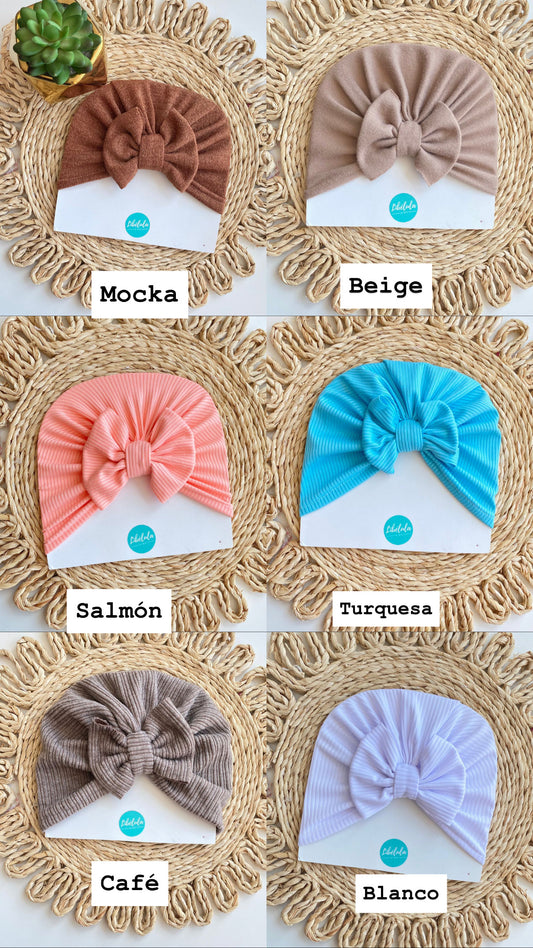 Baby Box mix turbantes sienna y maxilazos