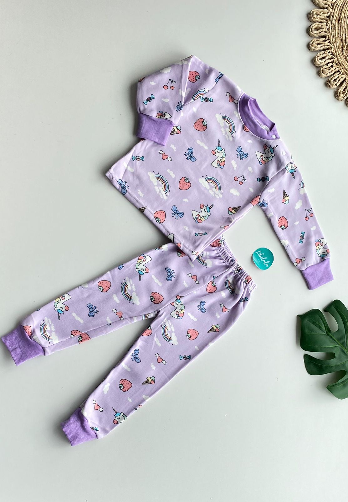 Pijamas niña térmicas micropolar 1 a 8 años