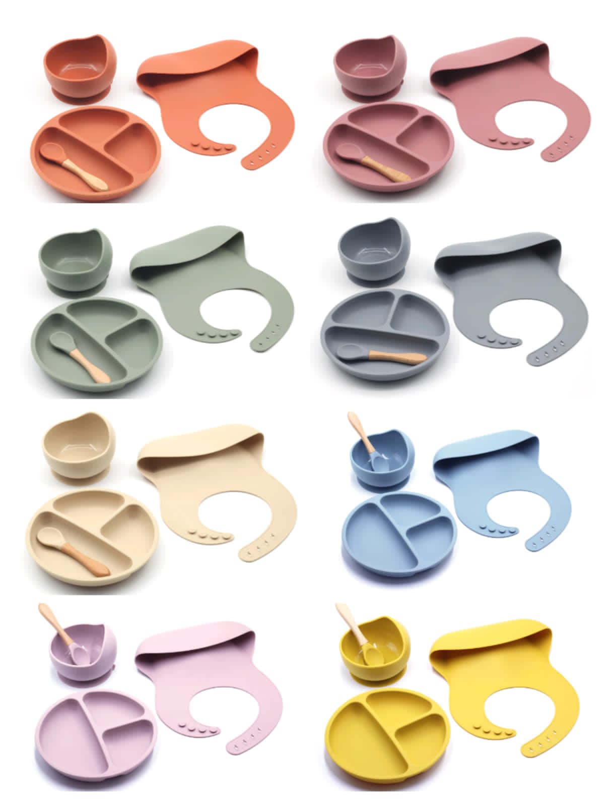 Set alimentación silicona