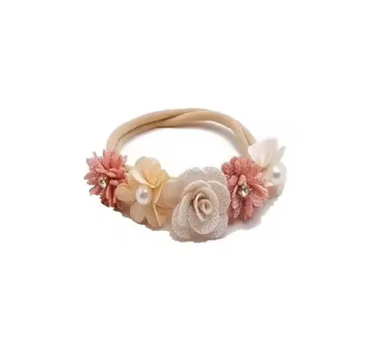 Diadema flores bebé