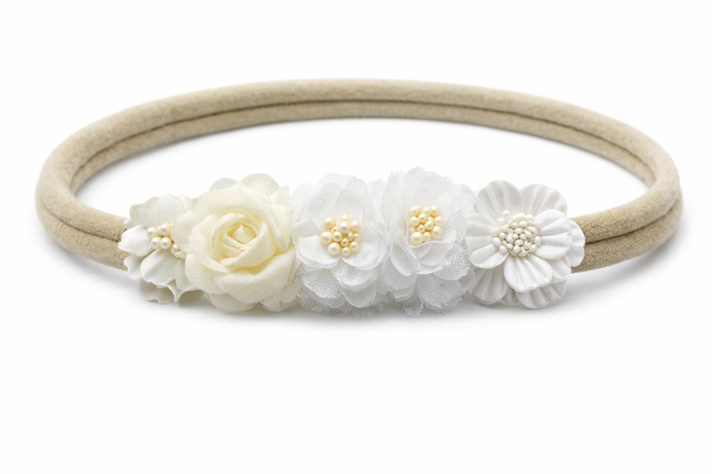 Diadema flores bebé