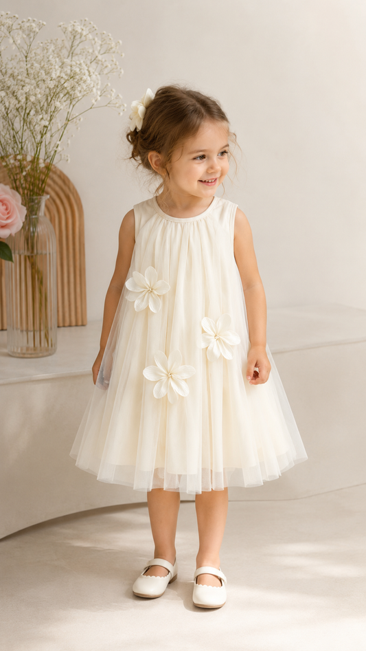 Vestido blanco invierno Julieta