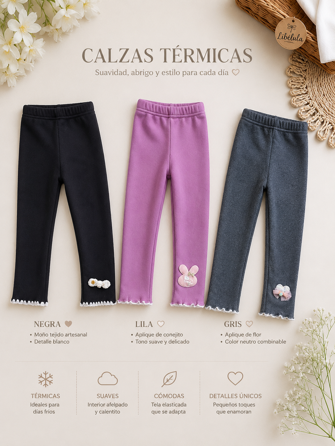 Calzas térmicas forradas