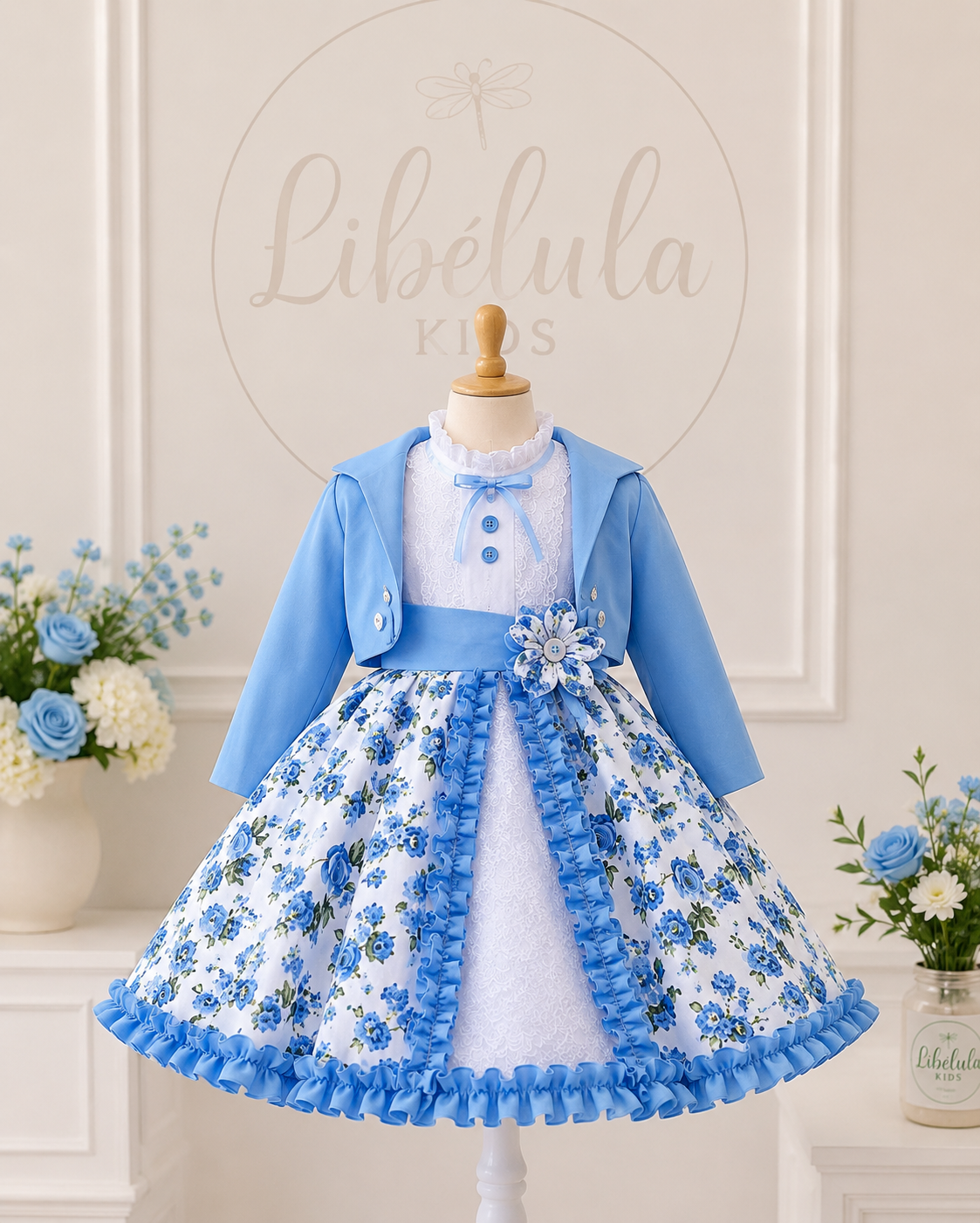 Vestido Huasita elegante + chaqueta