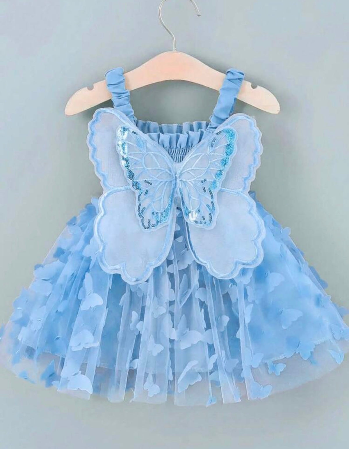 Vestido Infantil Mariposa Encantada