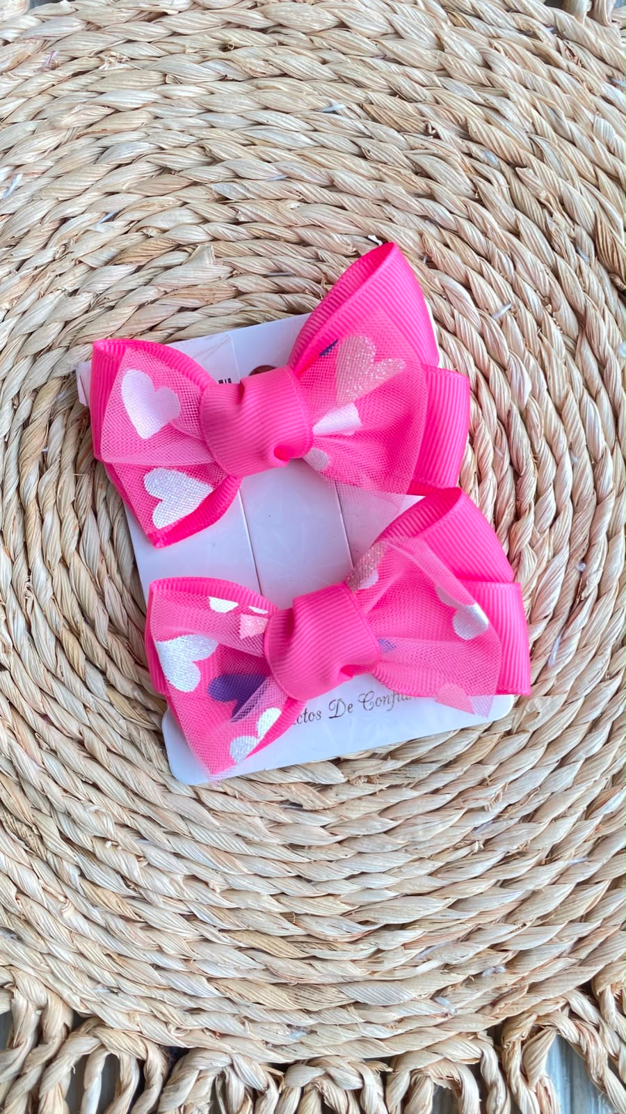 Pinches par lazo corazones