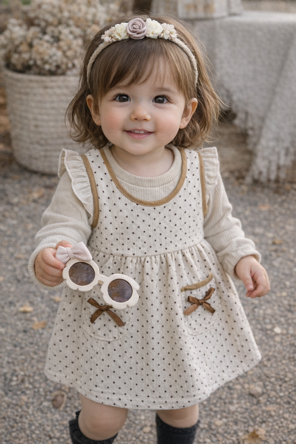 Vestido Cotele lunares