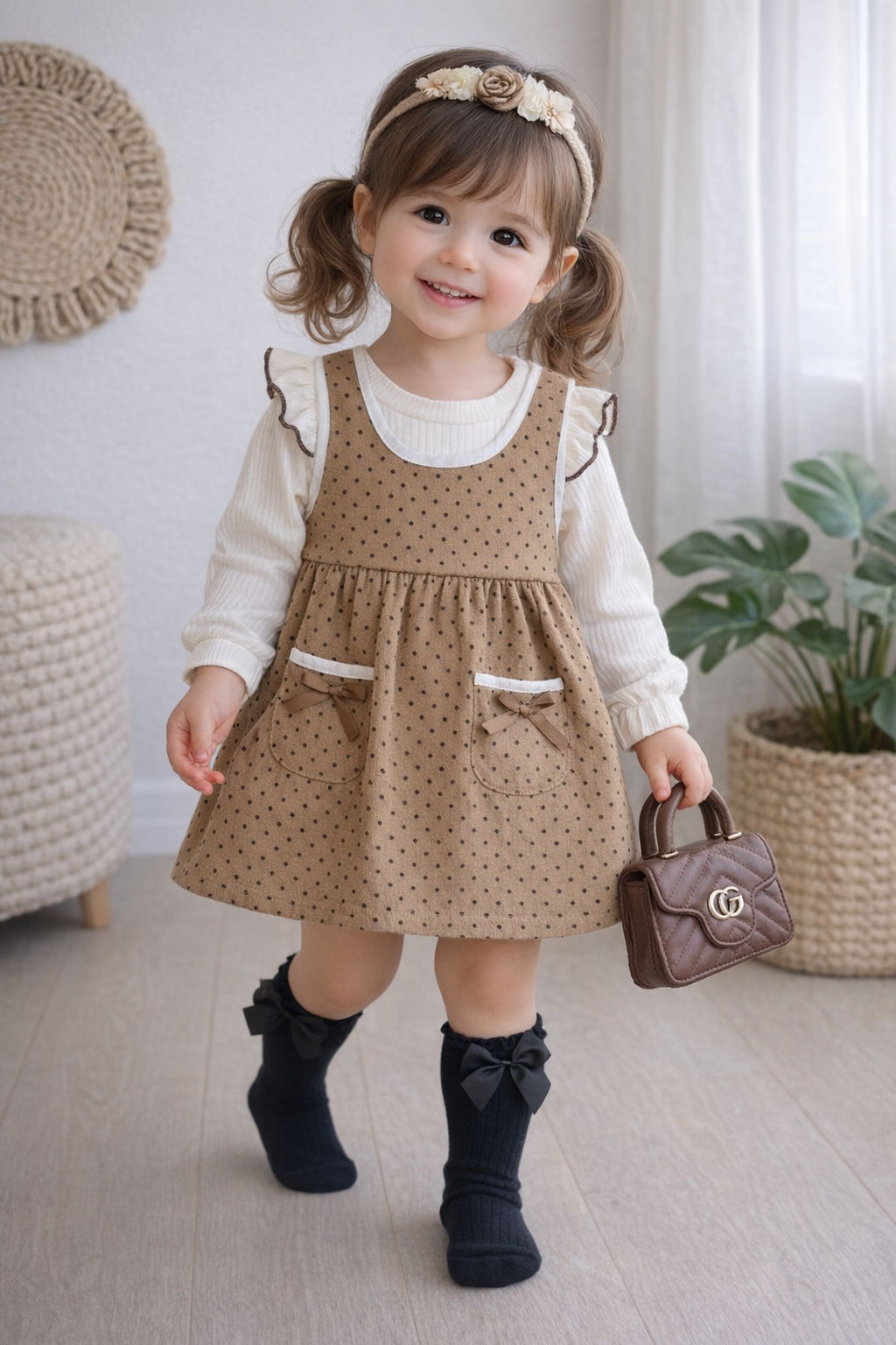Vestido Cotele lunares
