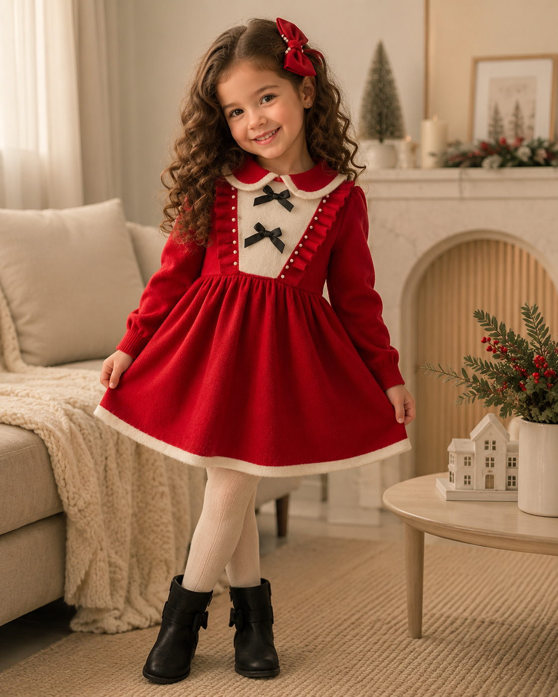 Vestido lanilla invierno