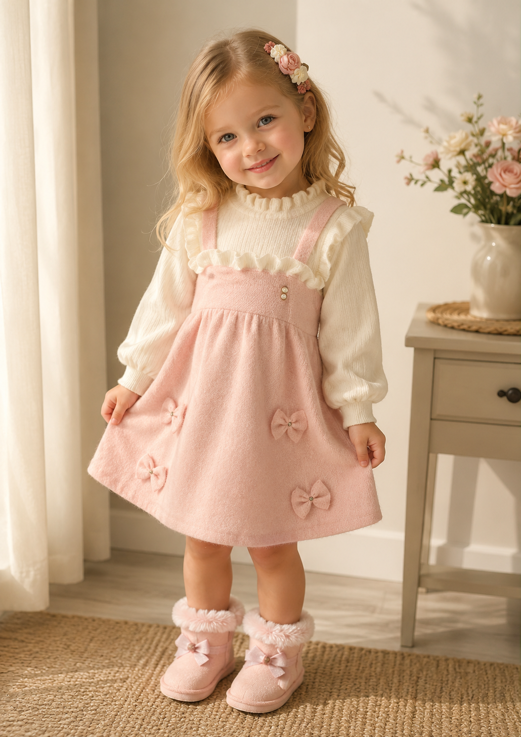 Vestido lanilla invierno