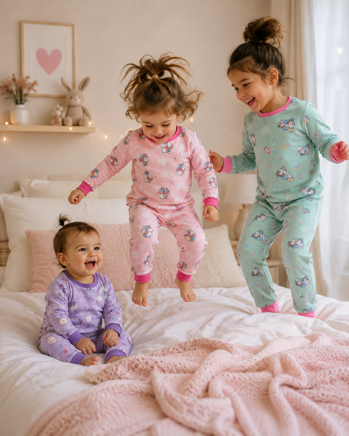 Pijamas niña térmicas micropolar 1 a 8 años