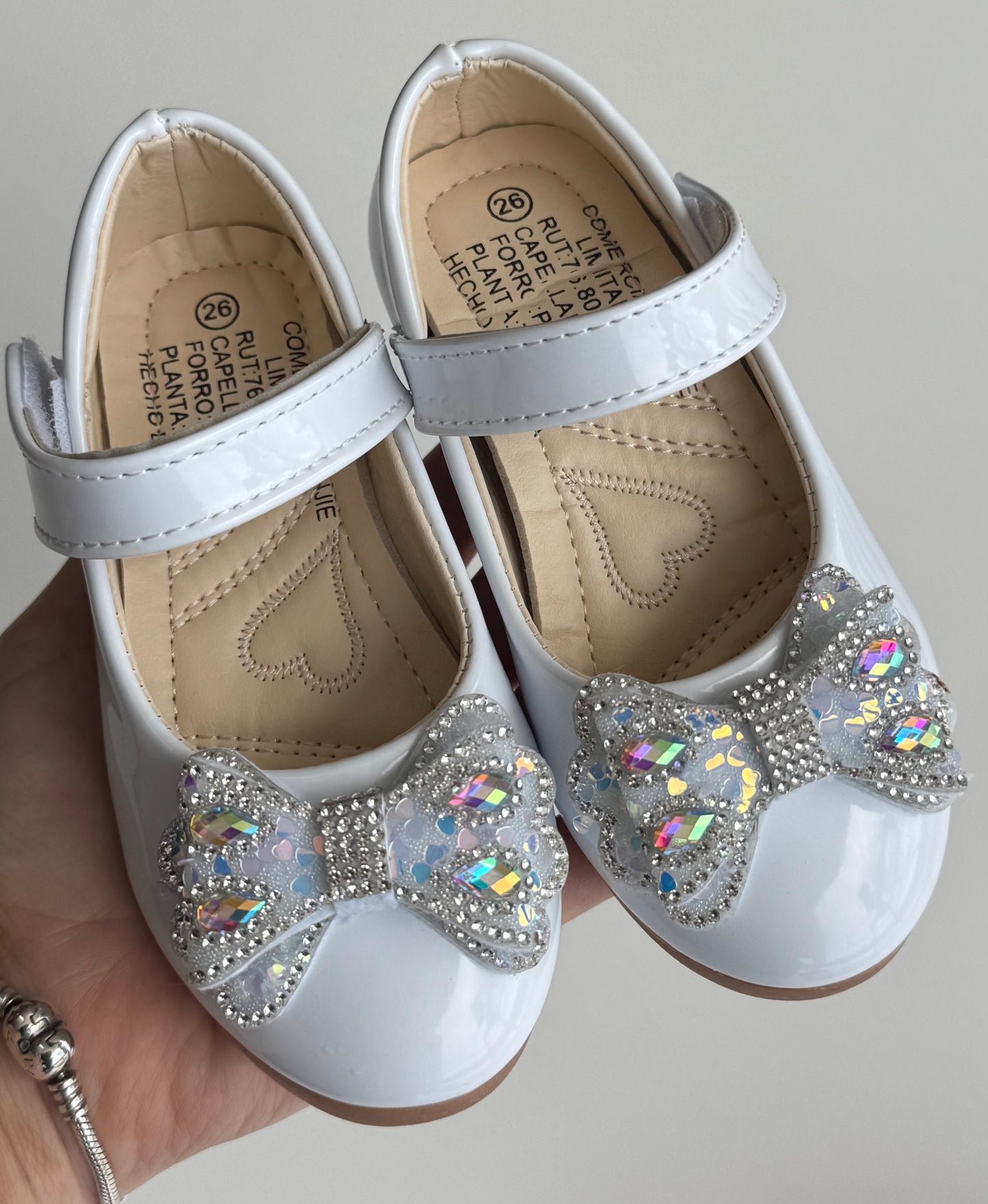 Zapato charol Blanco