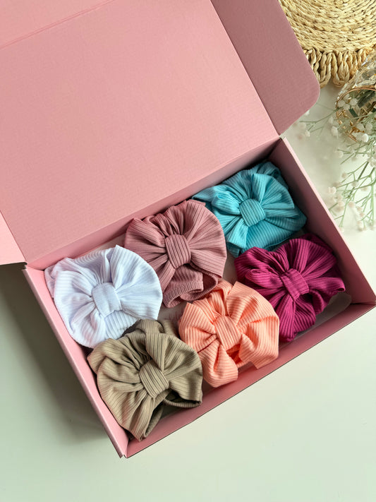 Baby Box turbantes sienna algodon