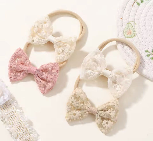 Diadema encaje bebé