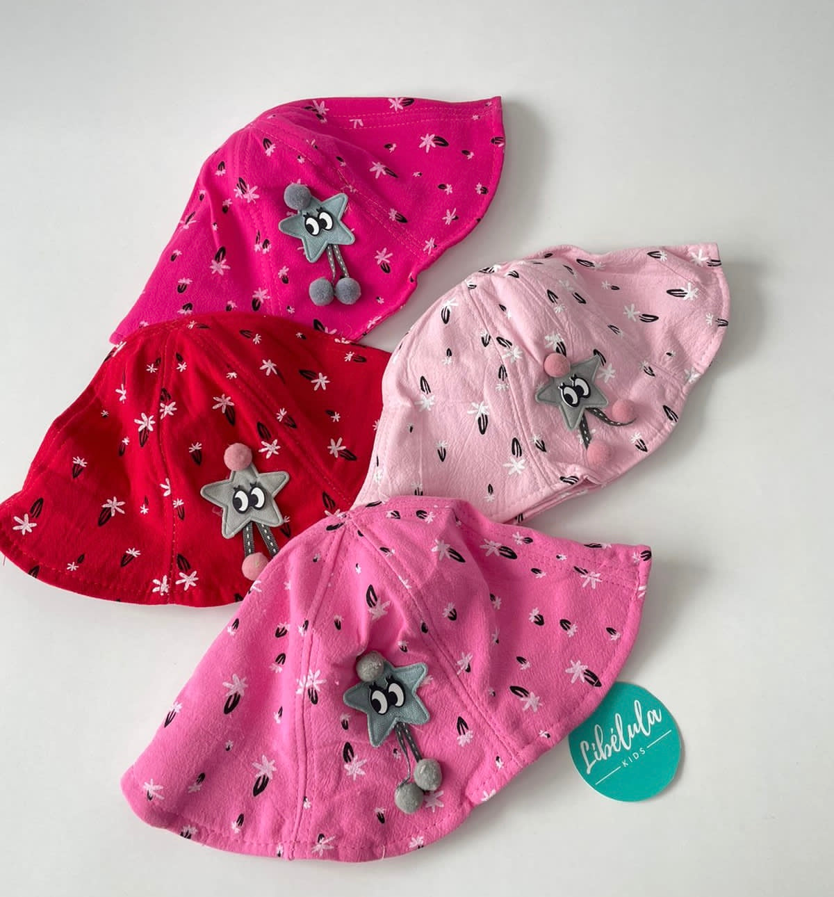 Gorros sol bebe estrellas